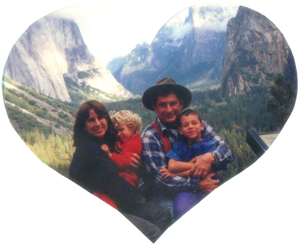 The family in Yosemite